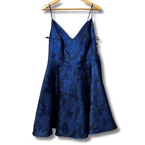 Jules & Cleo David’s Bridal Jacquard A-Line Mini Dress Size 18 | Holiday Party